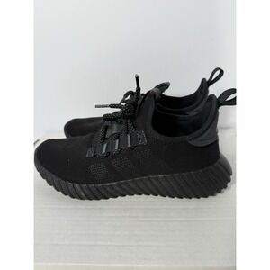 adidas Women's Black Athletic Sneakers Knit Lace Up Running Shoes Size 7.5